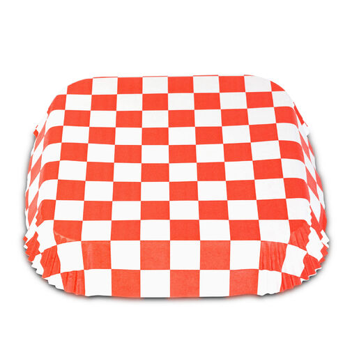 BW1030B • Papier na pečenie do Air fryer - pre varenie bez oleja - károvaný, štvorec - 23 cm - 50 ks / balenie