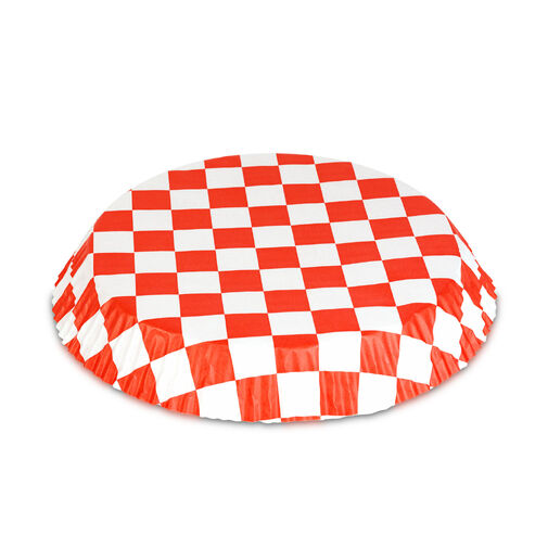 BW1032A • Papier na pečenie do Air fryer - pre varenie bez oleja - károvaný, kruh - 20 cm - 50 ks / balenie