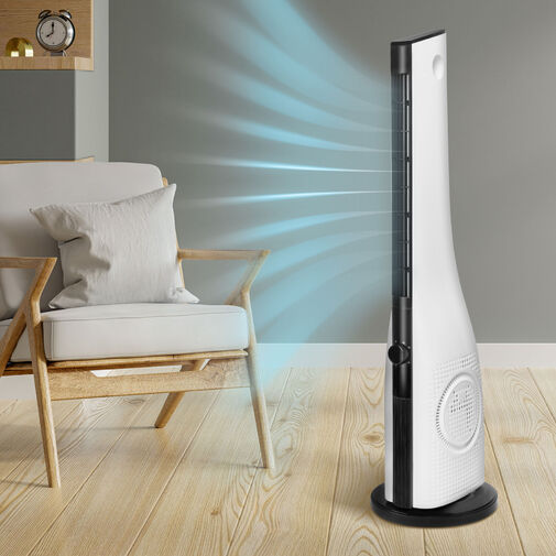 BW2051 • Stĺpový ventilátor - 220-240V, 50 W - biely