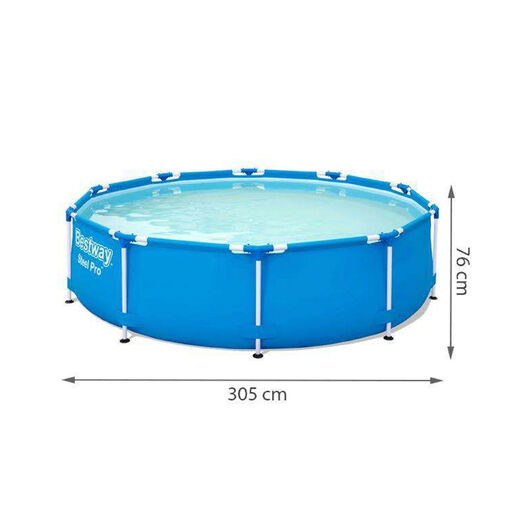 DA00108 • Bazén s pevnou stenou - s filtrom na cirkuláciu vody - 305 x 76 cm - 4678 litrov