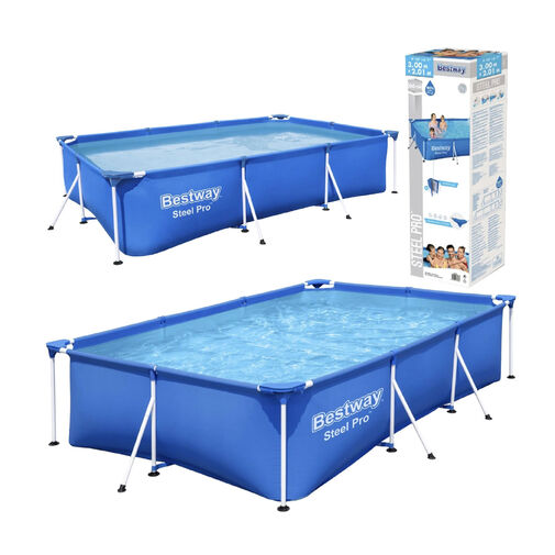 DA00125 • Bazén s pevnou stenou - PVC - 300 x 201 x 66 cm