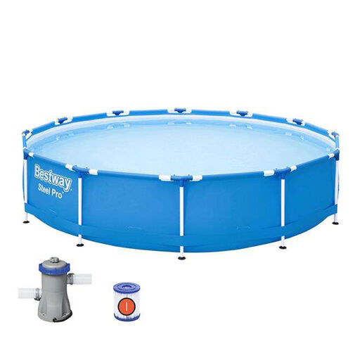 DA00136 • Bazén s pevnou stenou s filtrom na cirkuláciu vody - 366 x 76 cm - 6473 litrov