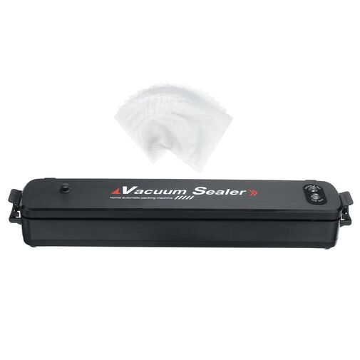 DA00158B • Vákuový baliaci stroj – 34,5 x 6,5 x 4,0 cm – 90 W – čierny