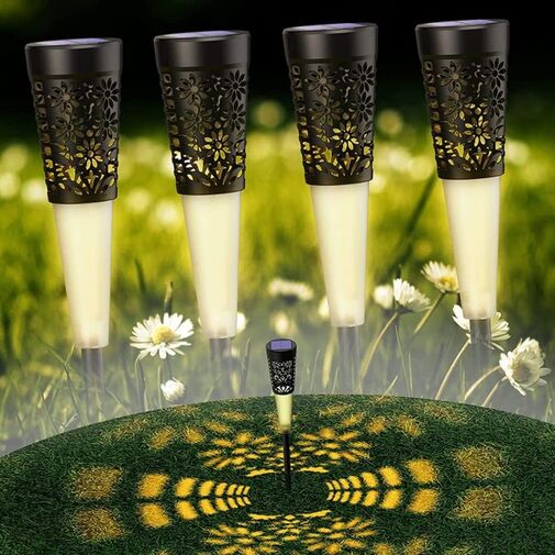 DA00274 • LED solárna lampa - 5 LED - zapichovacia - 600 mAh