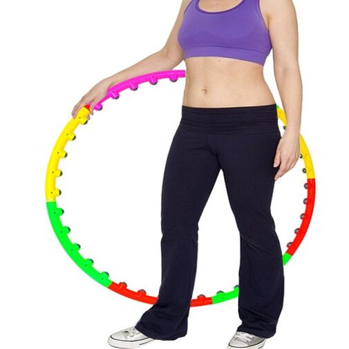 DA00312 • Masážna obruč (hula hoop) – 90 cm