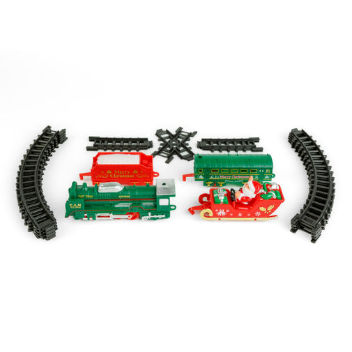 DA00350 • Vianočná železnica - s svetlom - na batérie - 3 druhy dráh