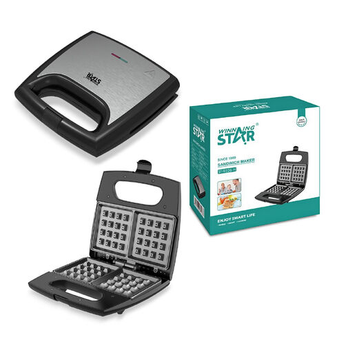 DA00479 • WinningStar Nepriľnavý vaflovač - 750 W