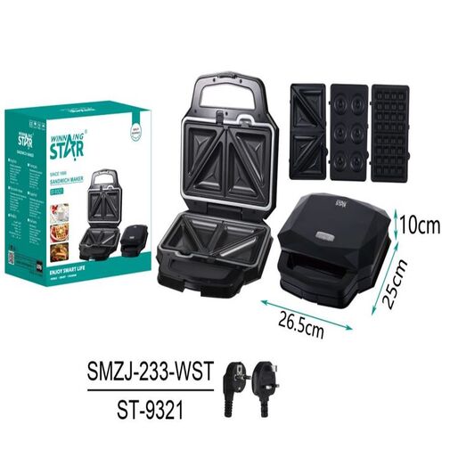 DA01187 • Sendvičovač s nepriľnavým povrchom – 1000 W