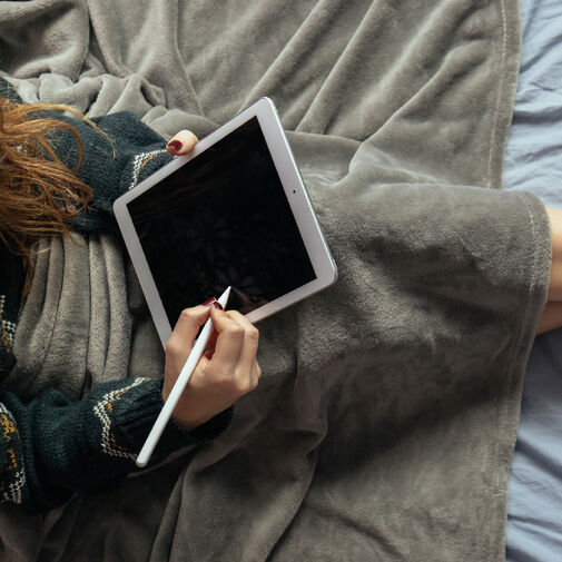 DA01204 • Vyhrievaná USB deka - 150 x 80 cm - 40 - 52°C - sivá