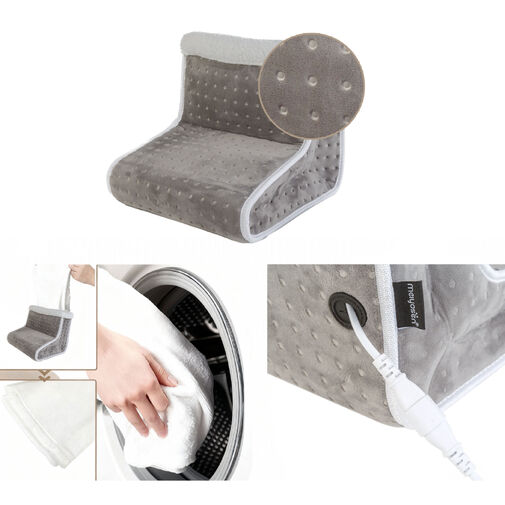 DA01205 • Elektrický ohrievač nôh – 20 – 40 W - Sivý - 40 – 65 °C