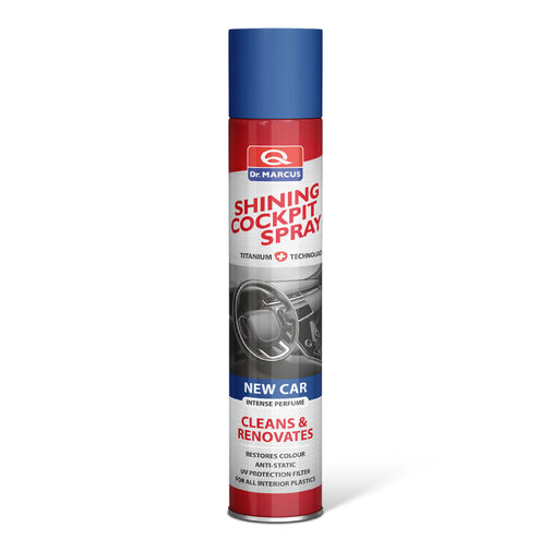 DRM07120 • Dr. Marcus TITANIUM 750 ml čistič palubnej dosky v spreji - New Car