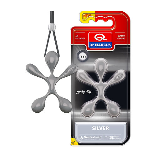 DRM07484 • Dr. Marcus Lucky Top – osviežovač vzduchu – Silver