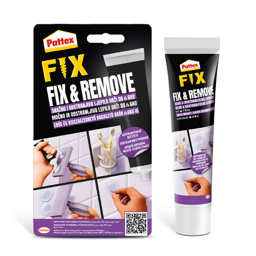 H3042941 • Pattex Fix & Remove tekuté lepidlo – odstrániteľné – 44 g