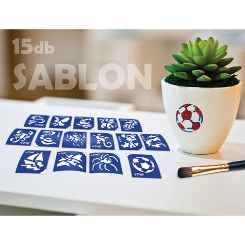 TY50107 • Sada šablón - pre chlapcov - 15 kusová
