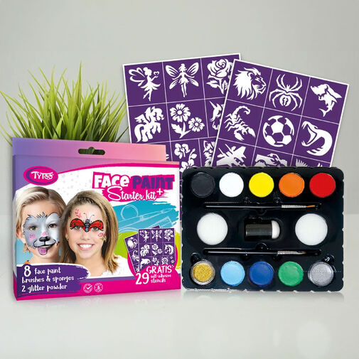 TY50786 • Tytoo sada na maľovanie na tvár -