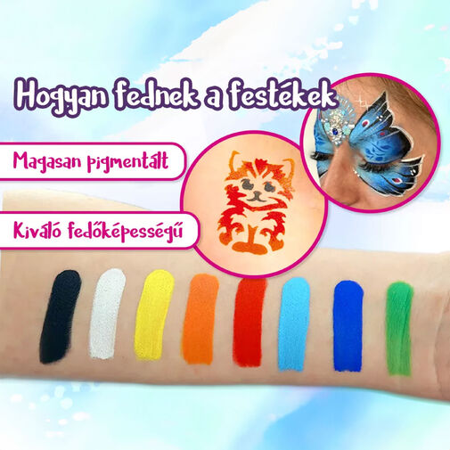 TY50786 • Tytoo sada na maľovanie na tvár -