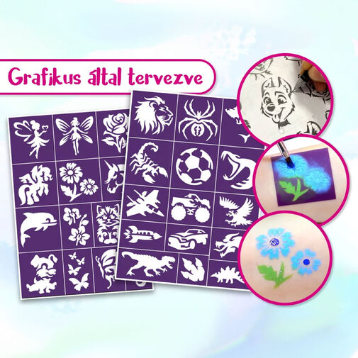 TY50786 • Tytoo sada na maľovanie na tvár -