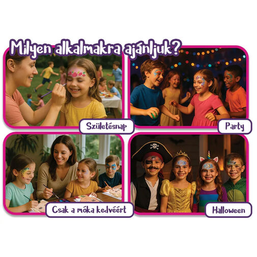 TY50786 • Tytoo sada na maľovanie na tvár -